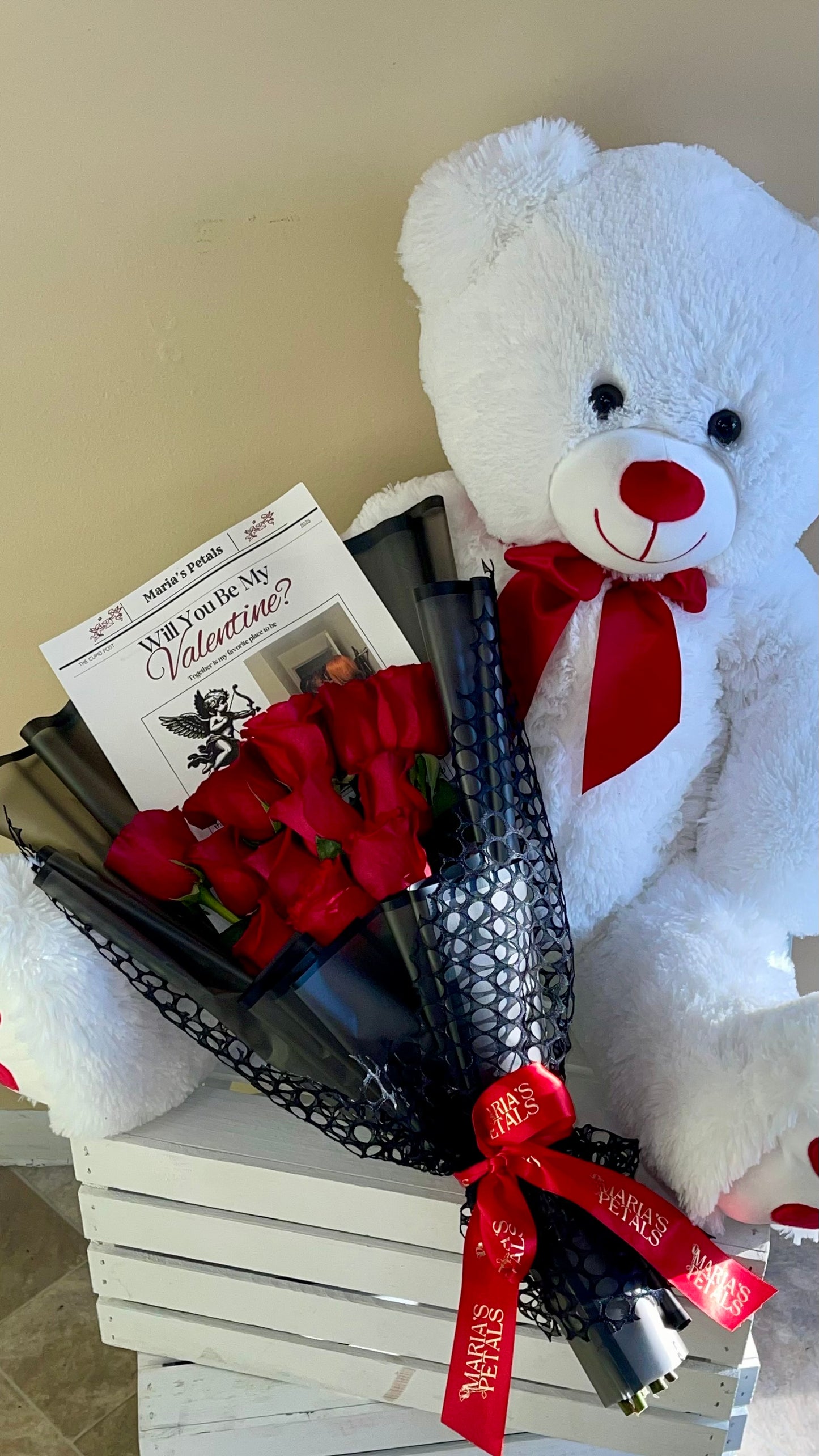 Valentine Proposal ft Newspaper Article - Dozen