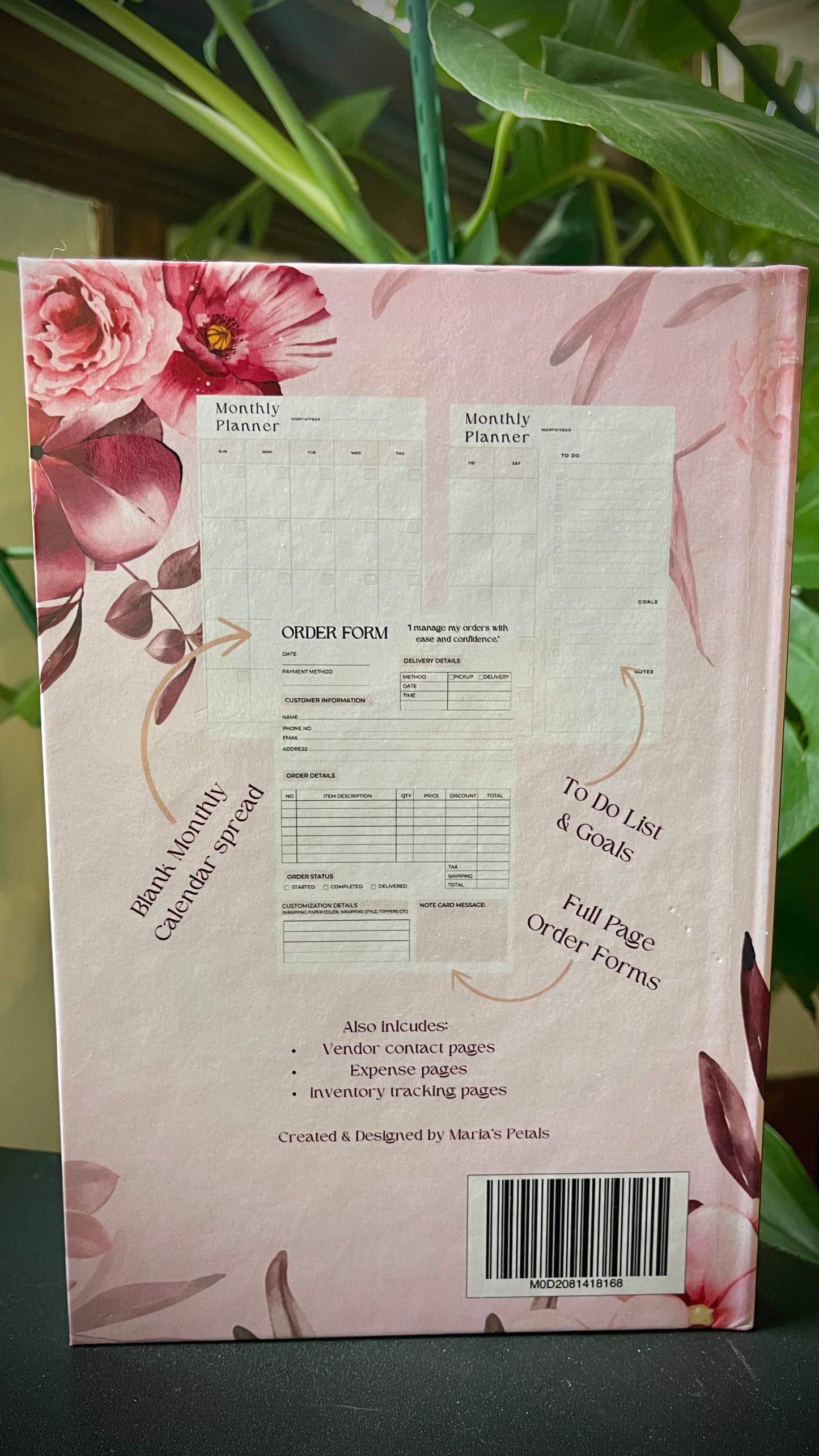 Florist Order Tracking Book – The Ultimate Floral Business Organizer
