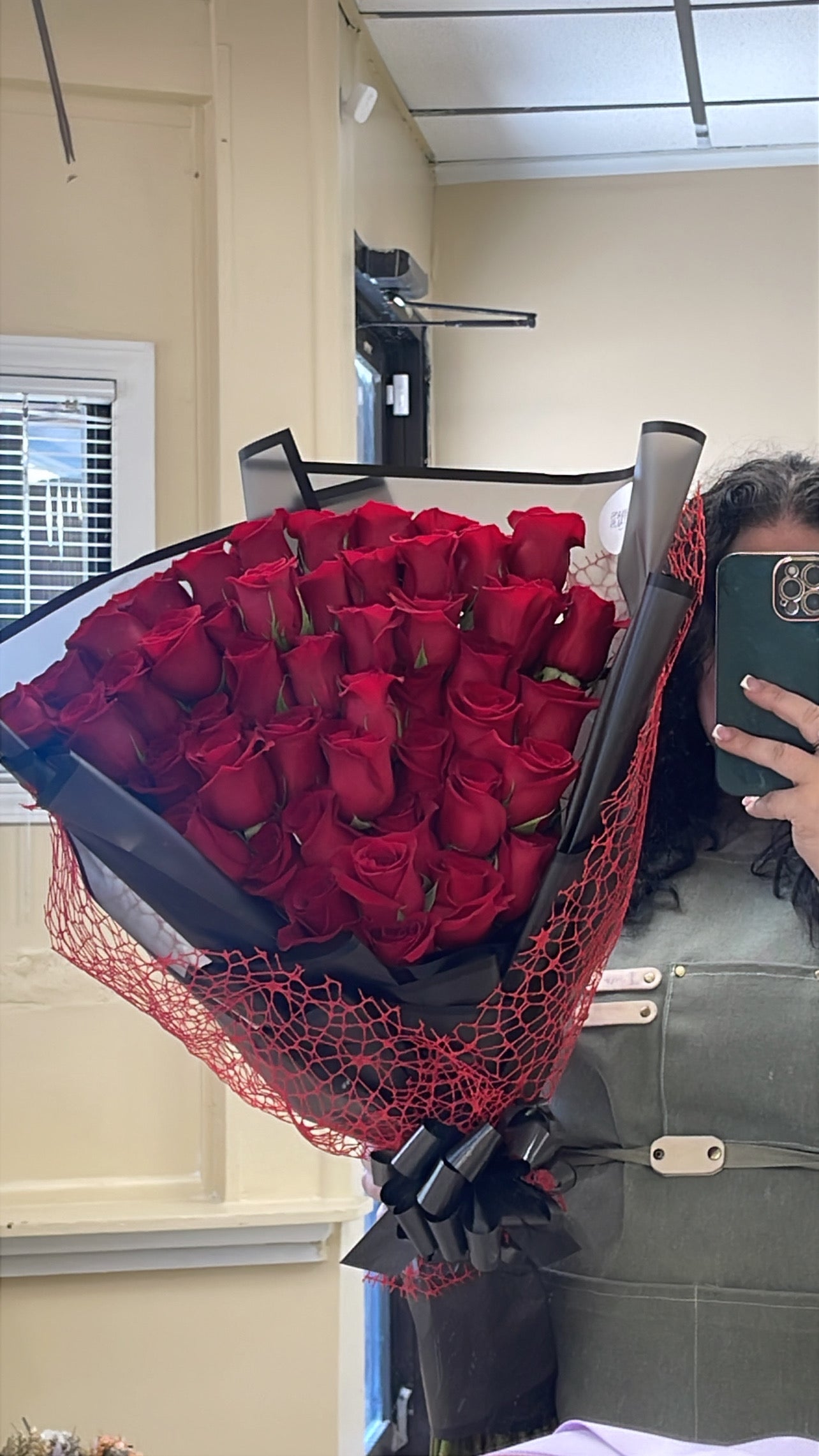 MP Signature Flat Lay Wrapped Roses