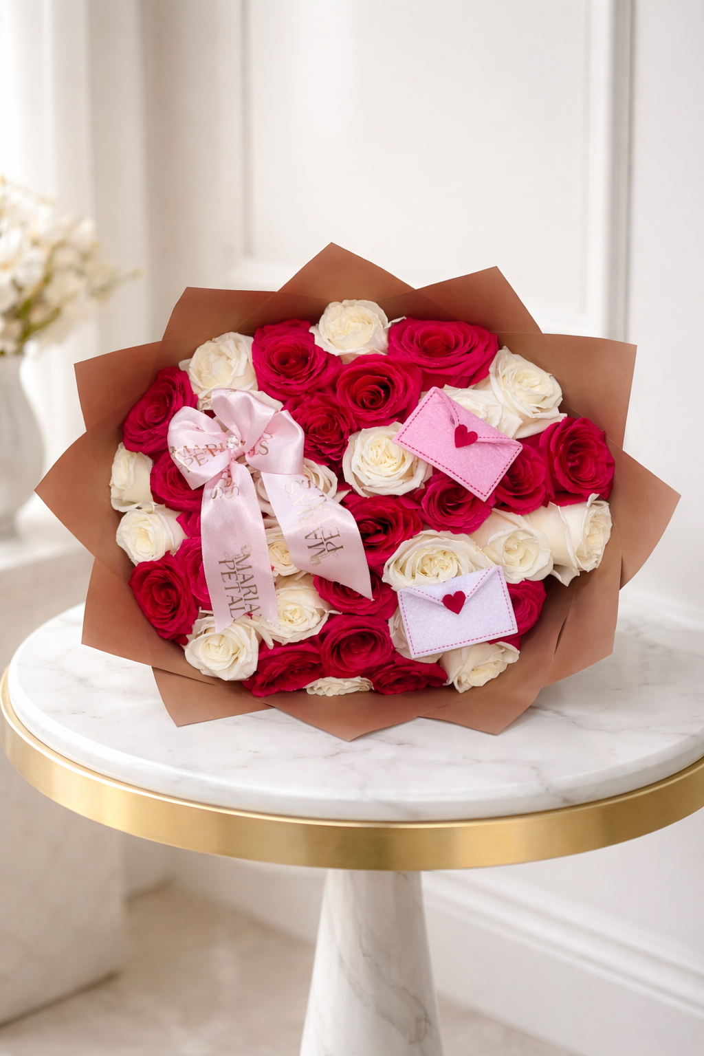 Love note bouquet