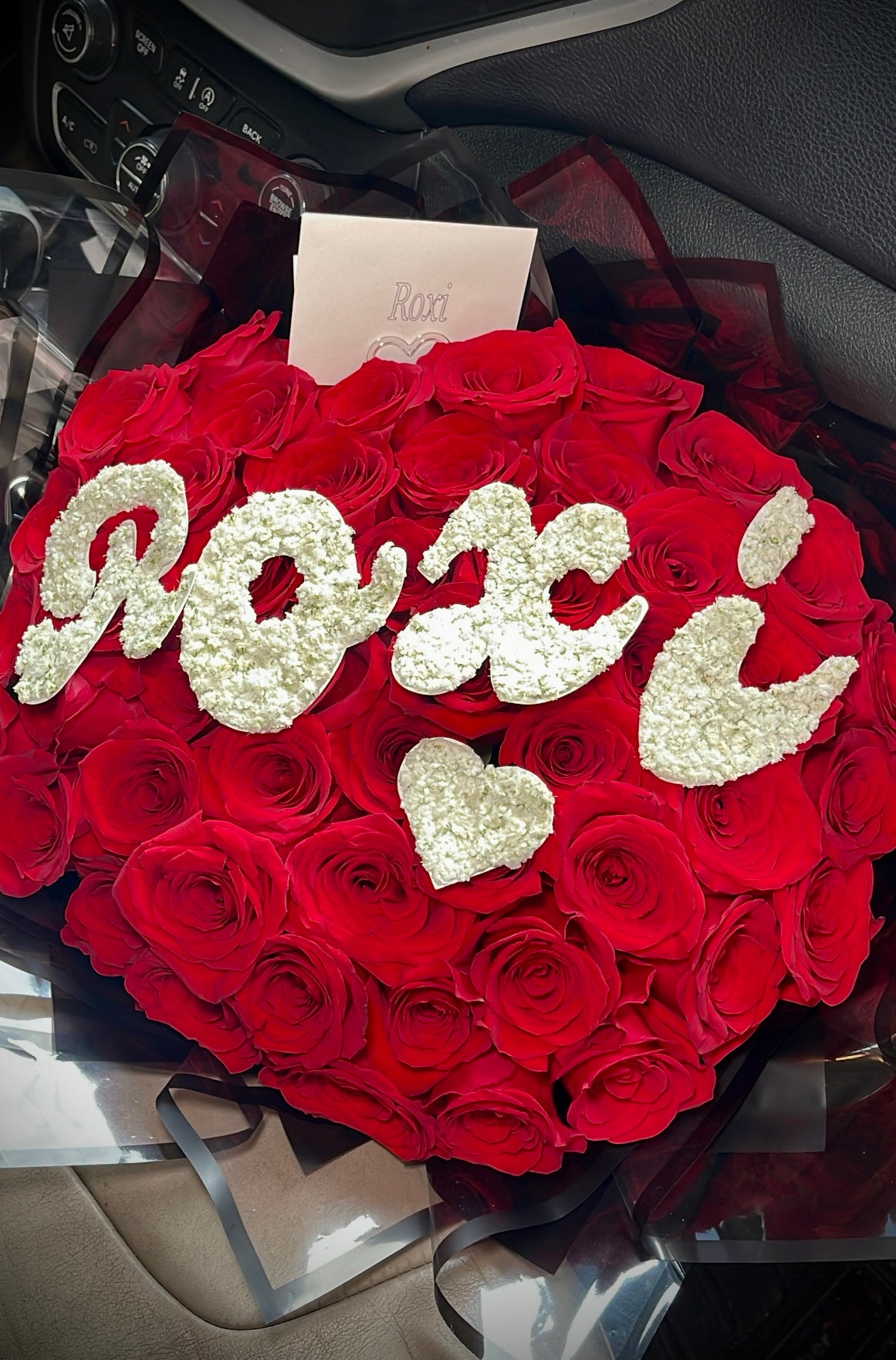 Baby Breath Name (this is an add on, roses NOT INCLUDED)