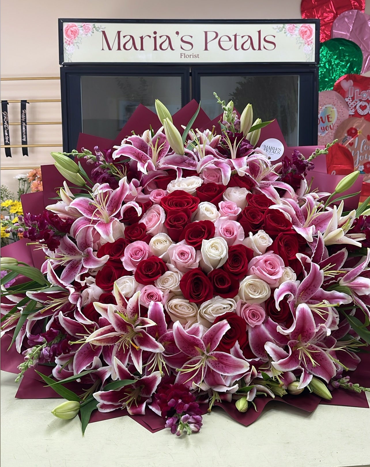 Premium Rose & Lily Bouquet