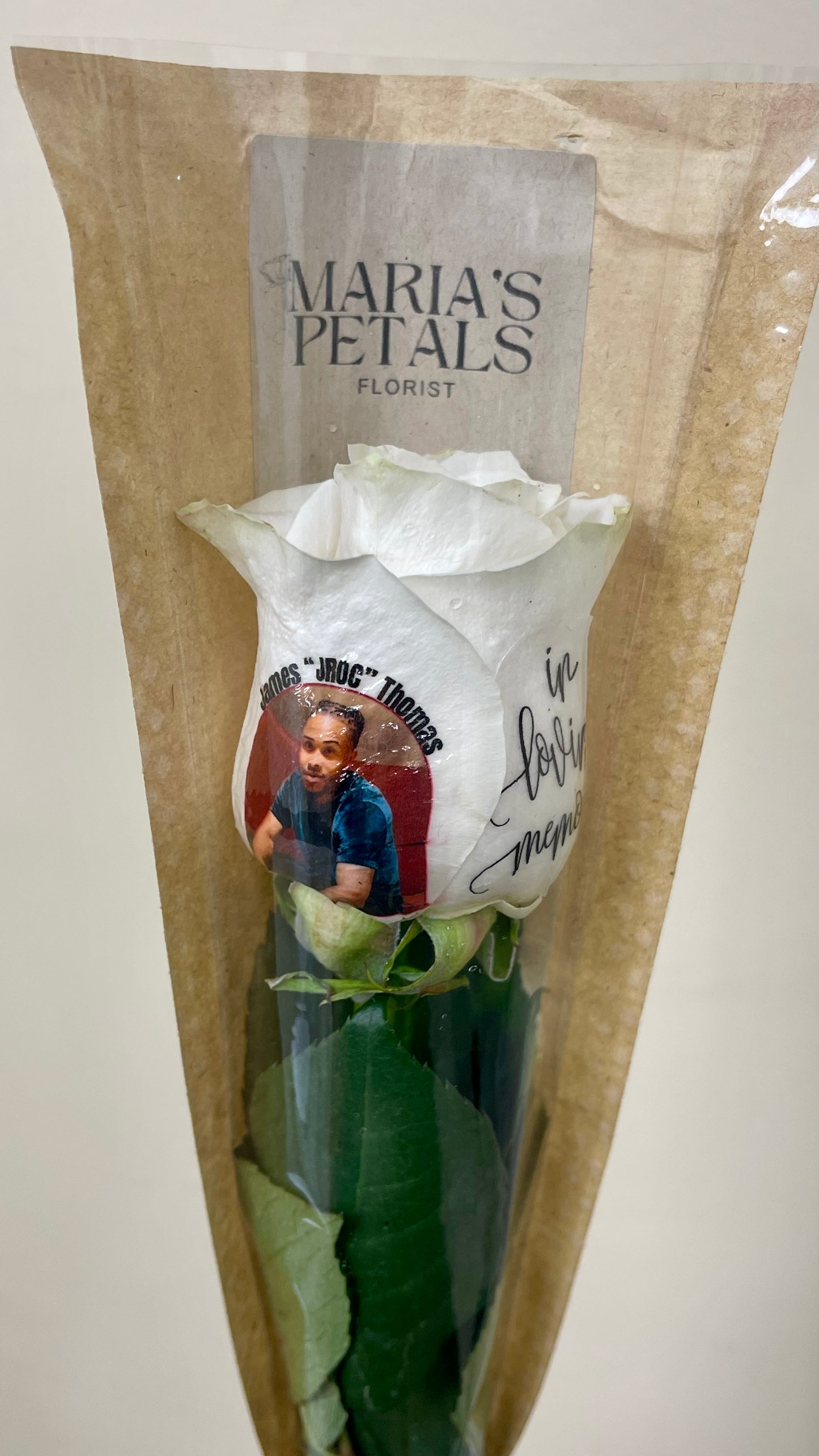 Personalized Photo Roses