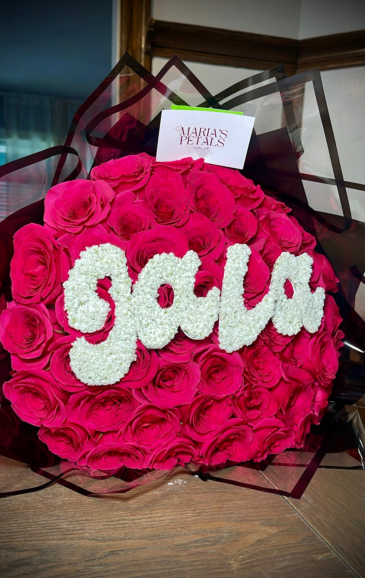 Baby Breath Name (this is an add on, roses NOT INCLUDED)