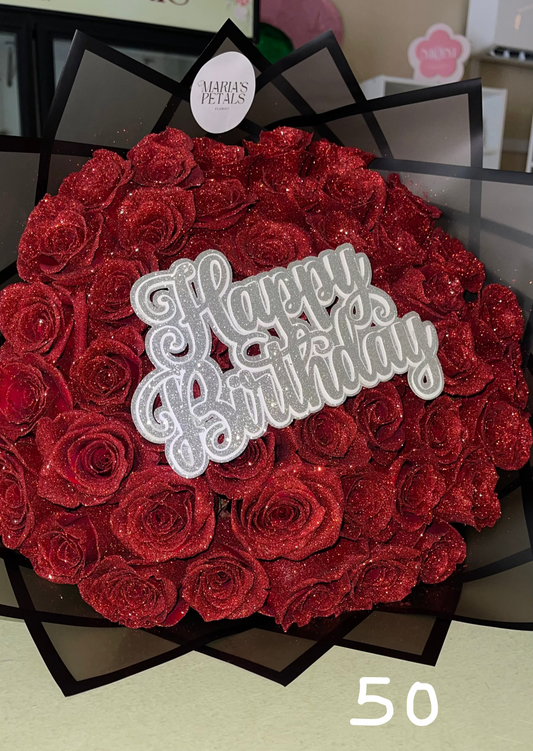 Glitter Birthday Bouquet