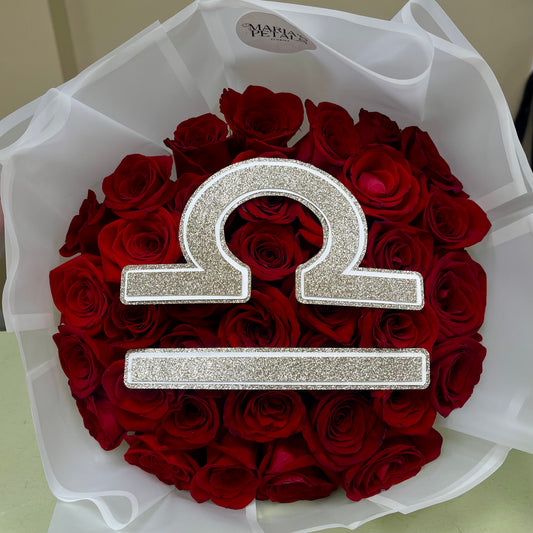 Libra Zodiac Bouquet (Glitter Design)