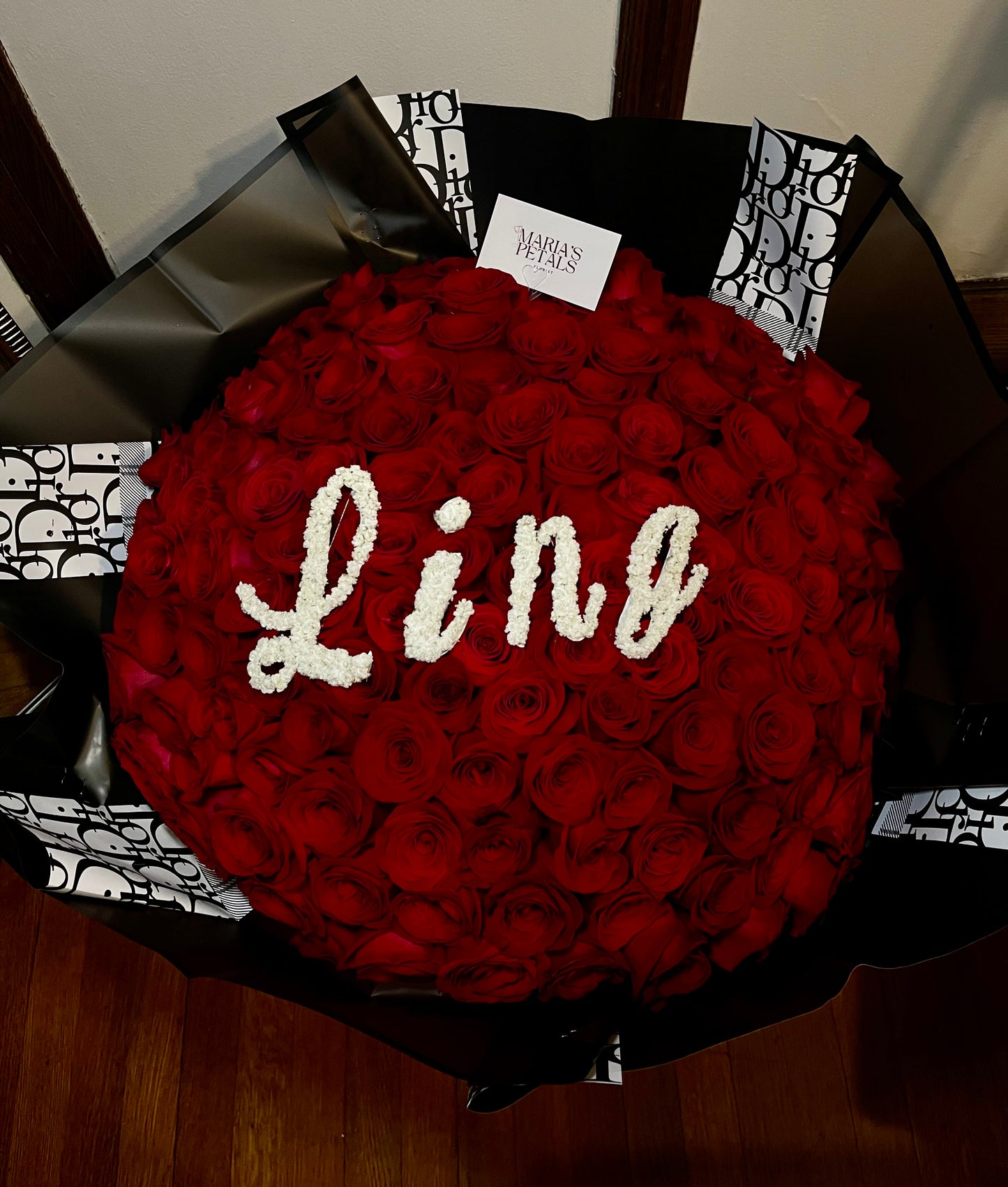 Baby Breath Name (this is an add on, roses NOT INCLUDED)