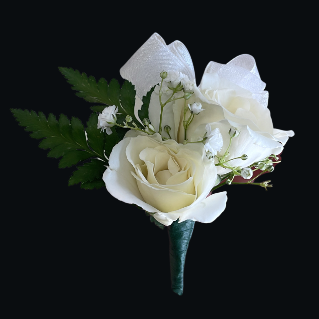Double Sweetheart Boutonniere
